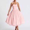 Halter Neck Fashion A-line Party Dress - Image 5