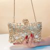 Hollow Out Style Elegant PU Leather Mini Clutch Bags - Image 3