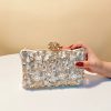 Hollow Out Style Elegant PU Leather Mini Clutch Bags - Image 5