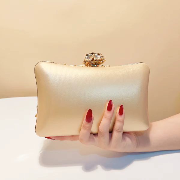 Hollow Out Style Elegant PU Leather Mini Clutch Bags - Image 8