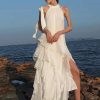 Layered Fashion High Slit Sleeveless Maxi Dress - Image 7