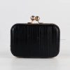 Luxury Gold Pleated Sequins Metal Color Bling Clutch - Image 4