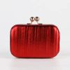 Luxury Gold Pleated Sequins Metal Color Bling Clutch - Image 5