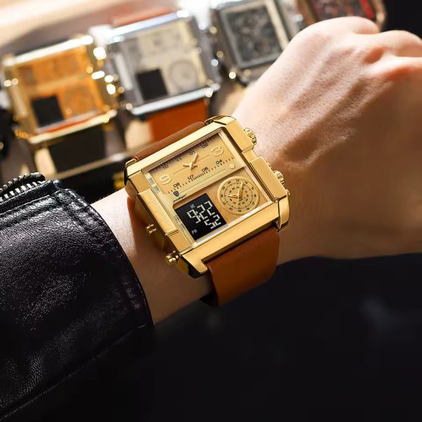 Luxury Luxury Digital Multifunction Quartz Reloj Men's Watches - Image 8
