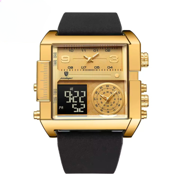 Luxury Luxury Digital Multifunction Quartz Reloj Men's Watches - Image 2