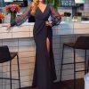 Mermaid Ankle-Length Fashion V-Neck Prom Cocktail Dress