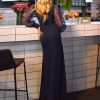 Mermaid Ankle-Length Fashion V-Neck Prom Cocktail Dress - Image 2