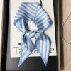 Multi Use Stripes Hair Scarf and Neck Tie in Soft Silk Fabric