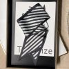 Multi Use Stripes Hair Scarf and Neck Tie in Soft Silk Fabric - Image 2