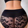 Perspective Floral Patchwork Fashion Solid Comfortable Underwear Briefs - Image 4