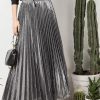 Pleated Fashion High Waist Harajuku Large Swing Long Skirts - Image 5