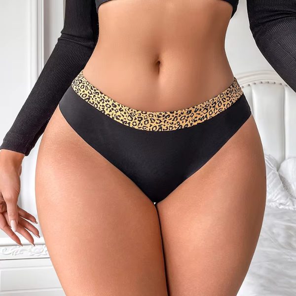 Seamless Patchwork Breathable Brazilian Underwear Briefs