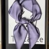 Silk Skinny Headscarves with Floral Print for Hair and Neck Styling - Image 2