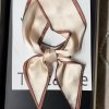 Silk Skinny Headscarves with Floral Print for Hair and Neck Styling - Image 3