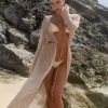 Tie Dye Beach Wrap Summer Cover Up Dress - Image 5