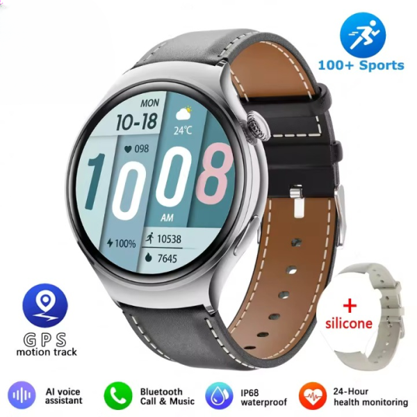 All in One Smartwatch with GPS NFC and Health Features - Image 2