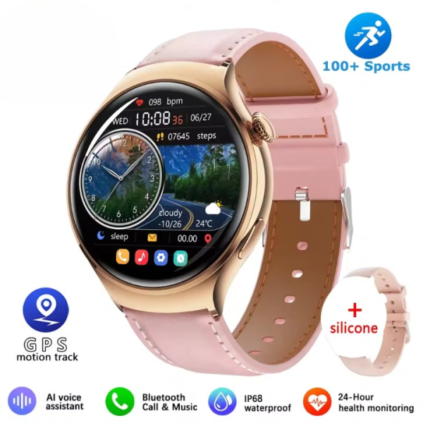 All in One Smartwatch with GPS NFC and Health Features