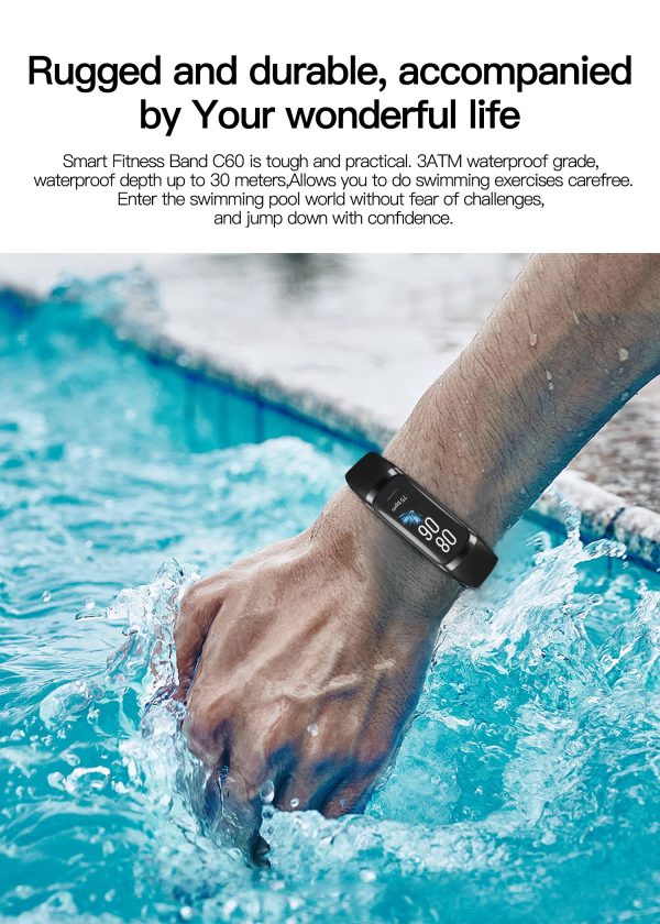 Casual Heart Rate Blood Waterproof Connected Smart Bracelet Sport Fitness Tracker Watch - Image 10