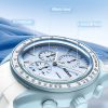 Casual Rubber Strap Fashion Multifunction Quartz Couple Wristwatch - Image 3