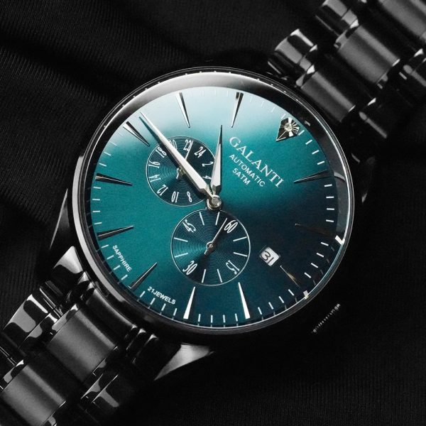 Casual Sapphire Glass Stainless Steel Dial Automatic Mechanical Man Watches
