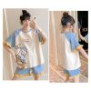 Casual Thin Section Short-Sleeved Loose Two-Piece Pajamas Set - Image 4
