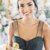 Elegant A-Line Sweetheart Neck Sleeveless Floor-Length Single Thread Bridesmaid Dresses - Image 4