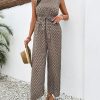 Elegant And Stylish Commuting High-waisted sleeveless Jumpsuits - Image 3