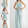Elegant Floor-Length Zipper Chiffon Material Formal Gowns Jumpsuit - Image 9