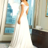 Elegant Off Shoulder Split  Floor Length Evening Gown - Image 3