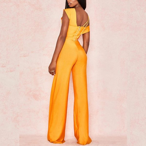 Elegant One Shoulder High Quality Two Piece Rompers Sets - Image 3