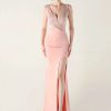 Elegant Rhinestone Backless Wedding Prom Dresses - Image 21