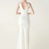 Elegant Rhinestone Backless Wedding Prom Dresses - Image 15