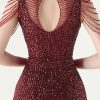 Elegant Rhinestone Sequin Long Dresses - Image 2