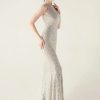 Elegant Rhinestone Sequin Long Dresses - Image 16