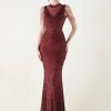 Elegant Rhinestone Sequin Long Dresses - Image 17
