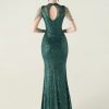 Elegant Rhinestone Sequin Long Dresses - Image 3