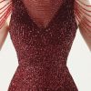 Elegant Rhinestone Sequin Long Dresses - Image 23