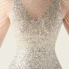 Elegant Rhinestone Sequin Long Dresses - Image 9