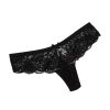 Fancy Lace Hollow Out Transparent Low Waist Breathable Panties