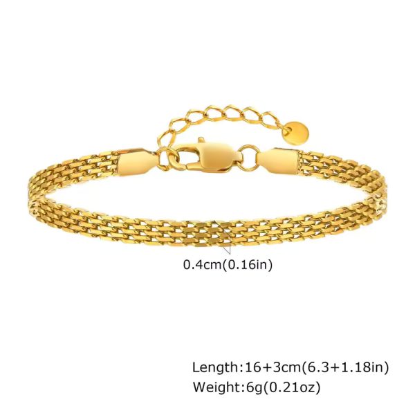 Italian Style Non Tarnish Chain Wristband