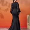 Lantern Sleeves Fashion Round Neck Mermaid High Quality Luxury Maxi Dresses - Image 7