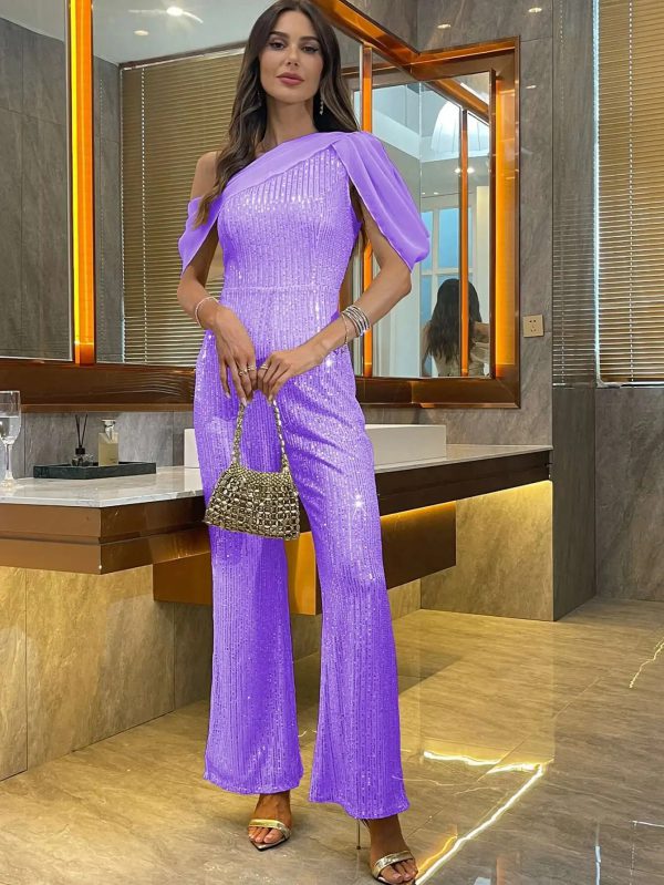 Luxury Backless Sequin Pants One Pieces Romper Jumpsuit - Image 10