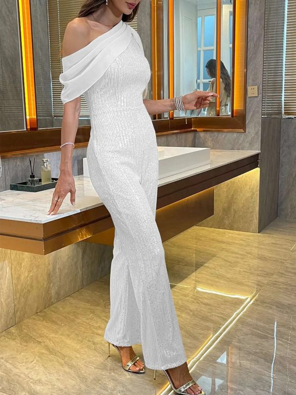 Luxury Backless Sequin Pants One Pieces Romper Jumpsuit - Image 22