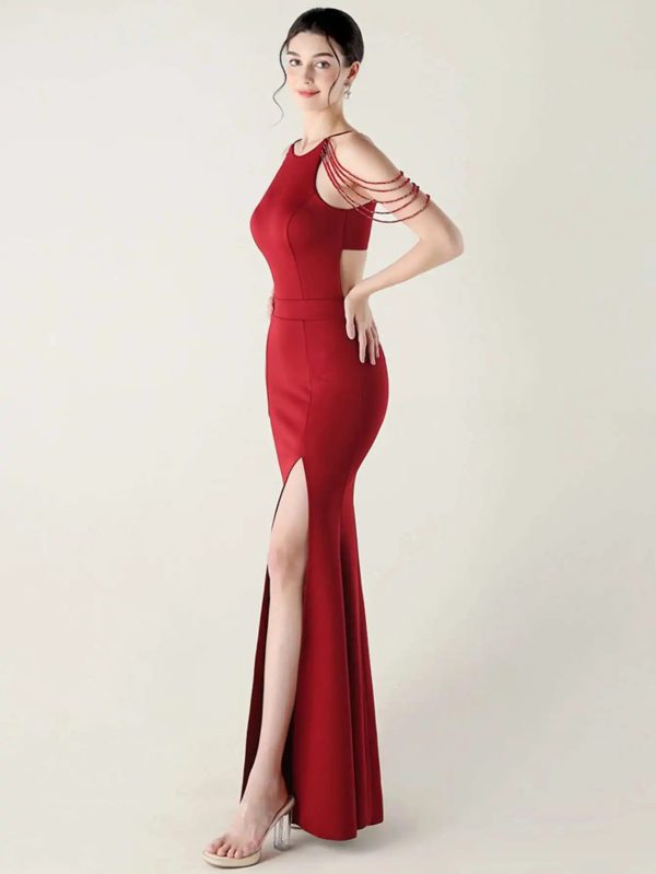 Luxury Rhinestone Long Maxi Dress - Image 27