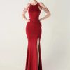 Luxury Rhinestone Long Maxi Dress - Image 14