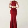 Luxury Rhinestone Long Maxi Dress - Image 29