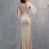 Luxury Velvet See Through Mesh Maxi Long Dresses - Image 25