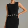 Luxury Flower Fashion O-neck Short Top Long Slim Skirt Set