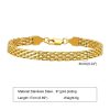 Sleek Stainless Steel Mesh Link Chain Jewelry
