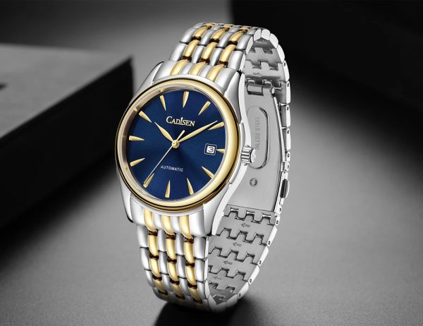 Stainless Steel AR Sapphire Elegant Automatic Machinery Watches - Image 2